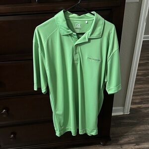 Cutter & Buck Men's Light Green Polo